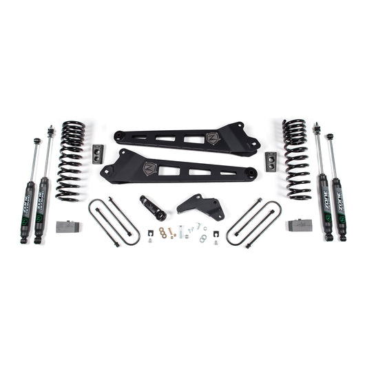 ZONE OFFROAD | 13-18 RAM 3500 4 Inch Replacement Radius Arm Lift Kit Gas With Nitro Shocks Zone Offroad | ZOND65N components