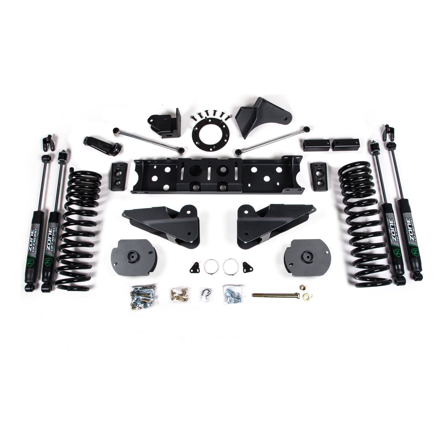 ZONE OFFROAD | 19-24 RAM 2500 4.5 Inch Radius Arm Bracket Diesel 6-Bolt T-Case Adventure Shocks Zone Offroad | ZOND76F components