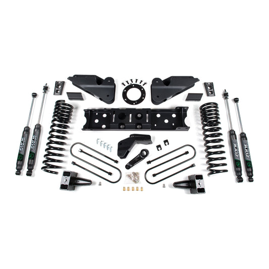 ZONE OFFROAD | 19-24 RAM 3500 5.5 Inch Radius Arm Bracket 5 Inch Rear Block Without Overload Gas 6-Bolt T-Case Nitro Shocks Zone Offroad | ZOND119N components