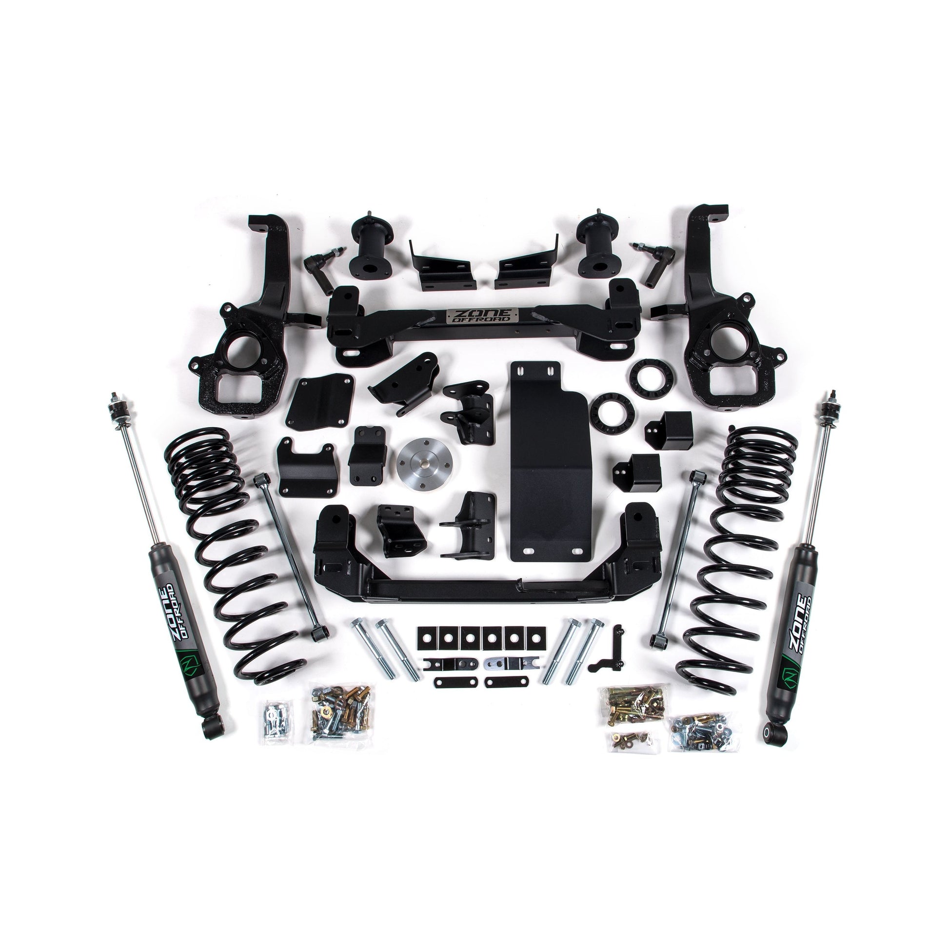 ZONE OFFROAD | 4 Inch Lift Kit for 2025 Ram 1500 4WD 4 Inch Front 3 Inch Rear Suspension Lift System Large Bore Fox Adv Rear Shocks Zone Offroad | ZOND152F