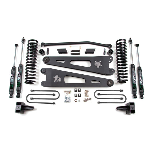 ZONE OFFROAD | 08-10 Ford F-250/F-350 Super Duty 4 Inch Radius Arm Lift Kit Diesel Fox Shocks Zone Offroad | ZONF23F components