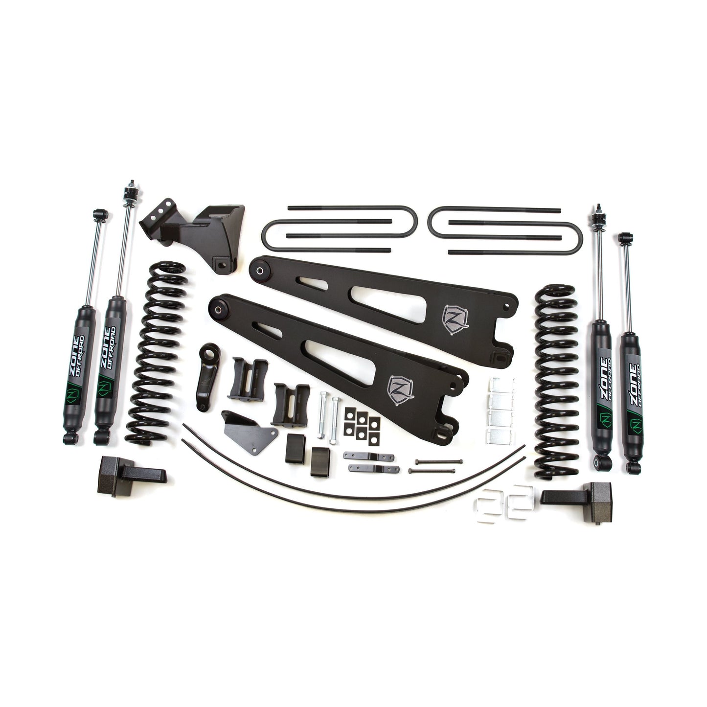 ZONE OFFROAD | 05-07 Ford F-250/F-350 Super Duty 6 Inch Lift Kit Gas With Nitro Shocks Zone Offroad | ZONF39N
