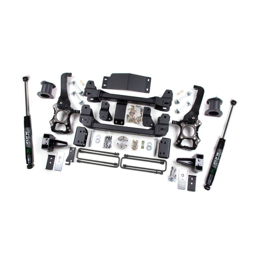 ZONE OFFROAD | 2014 Ford F-150 4 Inch Lift Kit Fox Shocks Zone Offroad | ZONF41F components and installation parts