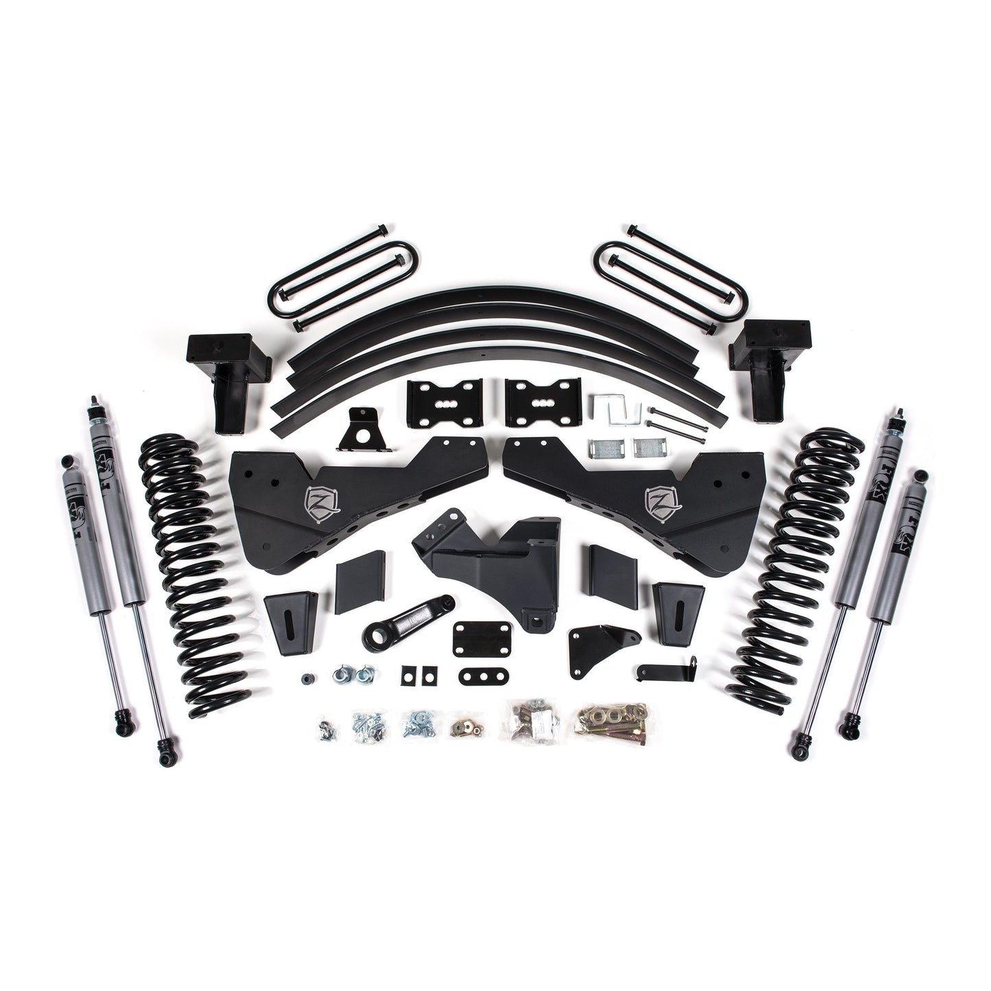 ZONE OFFROAD | 11-16 Ford F-250/F-350 Super Duty 8 Inch Lift Kit Without Overload Gas With Fox Adventure Shocks Zone Offroad | ZONF56F components