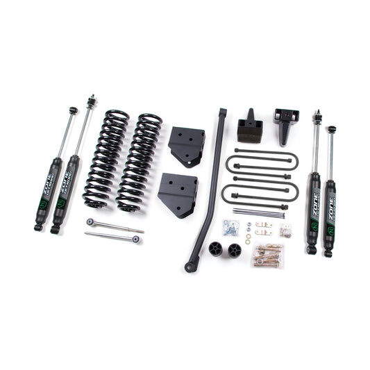 ZONE OFFROAD | 05-07 Ford F-250/F-350 Super Duty 4 Inch Lift Kit Fox Shocks Zone Offroad | ZONF5F components and hardware