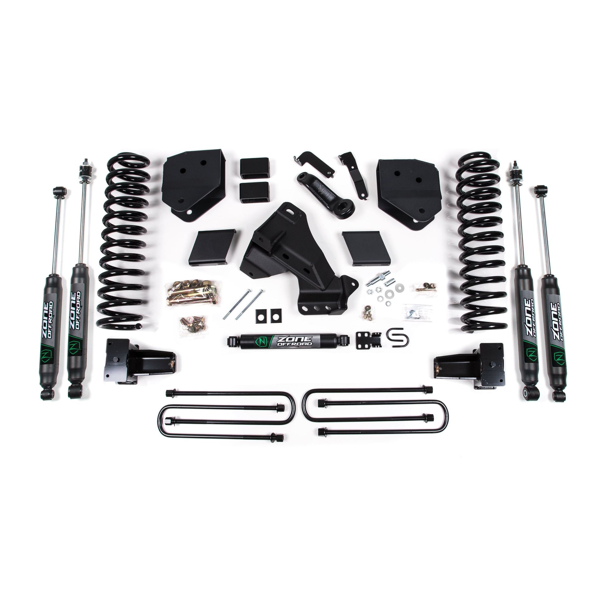 ZONE OFFROAD | 20-22 Ford F-250/F-350 Super Duty 7 Inch Radius Arm Drop Lift Kit With Nitro Shocks Diesel Zone Offroad | ZONF62N