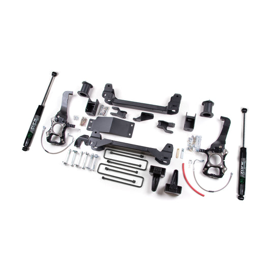 ZONE OFFROAD | 04-08 Ford F-150 6 Inch Lift Kit With Nitro Shocks Zone Offroad | ZONF7N complete kit image.