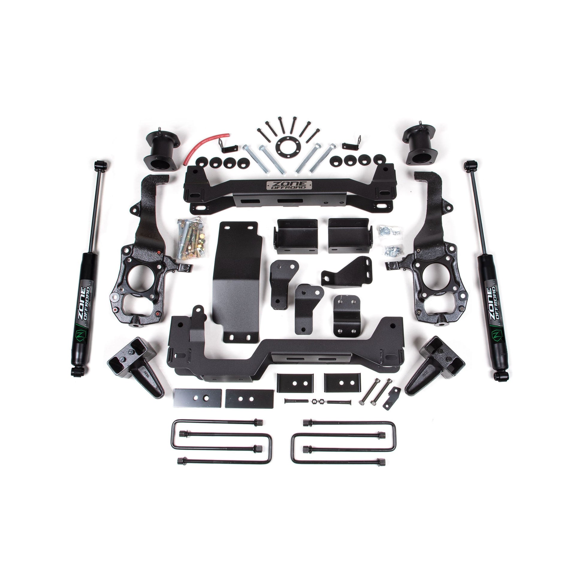 ZONE OFFROAD | 21-24 Ford F-150 6 Inch Front 4 Inch Rear Lift Kit Fox Adventure Shocks Zone Offroad | ZONF98F parts and components