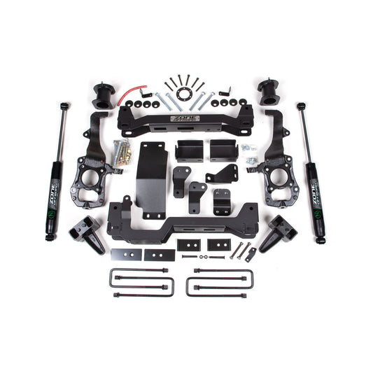 ZONE OFFROAD | 21-24 Ford F-150 6 Inch Front 4 Inch Rear Lift Kit Nitro Shocks Zone Offroad | ZONF98N components layout
