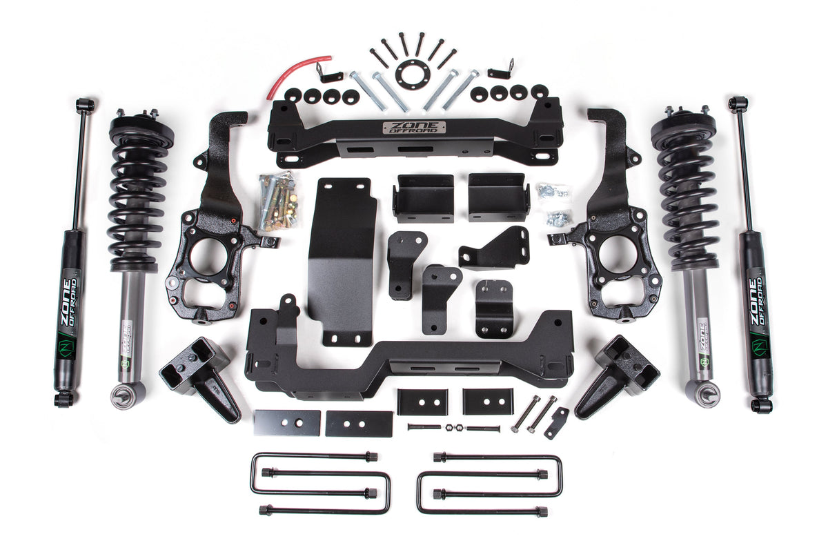 ZONE OFFROAD | 4" Lift Kit | 21-26 Ford F150 4WD - product image 1