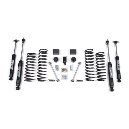 ZONE OFFROAD | 07-11 Jeep Wrangler JK 4WD 3 Inch Lift Kit With Nitro Shocks Zone Offroad | ZONJ13N components layout
