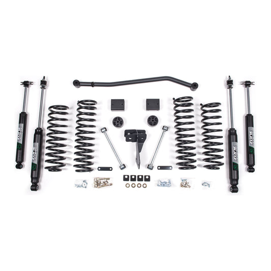 ZONE OFFROAD |  4 Inch Lift Kit   I ZONJ14F suspension components and accessories for Jeep Wrangler.