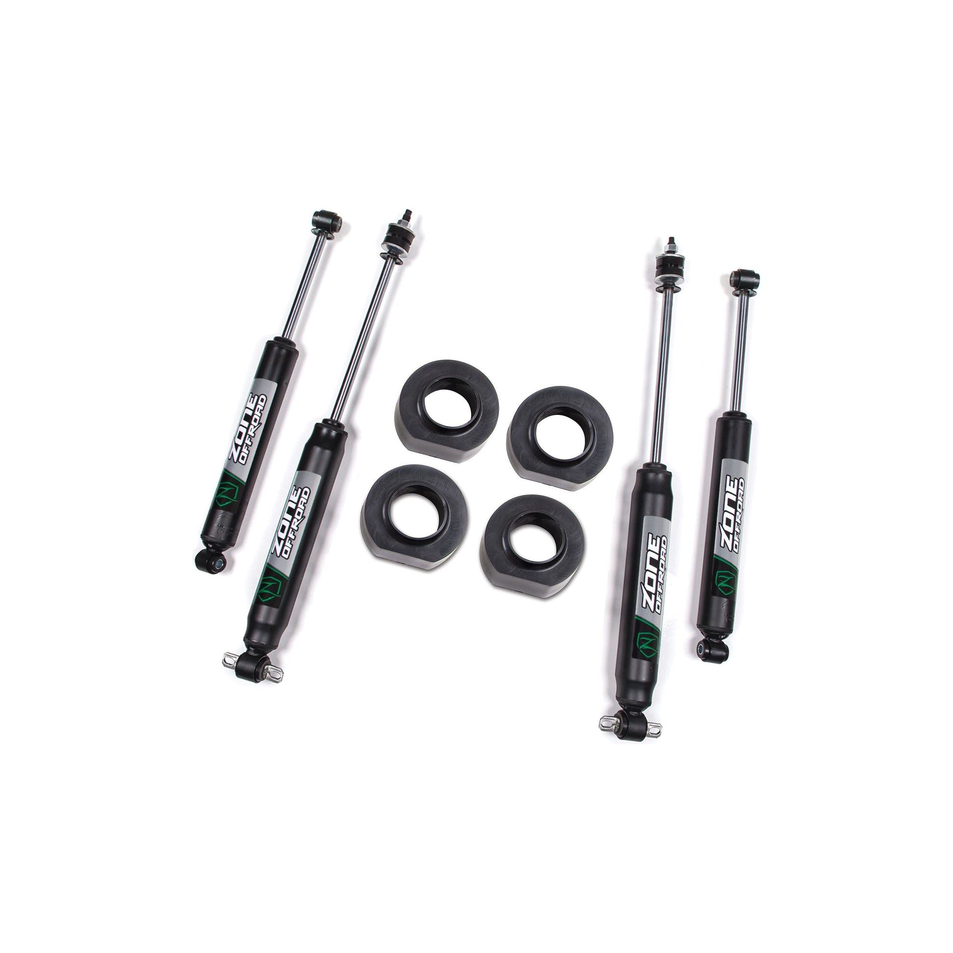 ZONE OFFROAD | 93-98  Jeep Grand Cherokee ZJ 2 Inch Coil Spring Spacer Lift Kit No Shocks Zone Offroad | ZONJ19 components