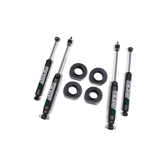 ZONE OFFROAD | 93-98  Jeep Grand Cherokee ZJ 2 Inch Coil Spring Spacer Lift Kit With Nitro Shocks Zone Offroad | ZONJ19N components