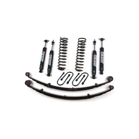 ZONE OFFROAD | 84-01 Jeep Cherokee XJ 3 Inch Lift Kit With Rear Springs -Dana 35 Nitro Shocks Zone Offroad | ZONJ22N components