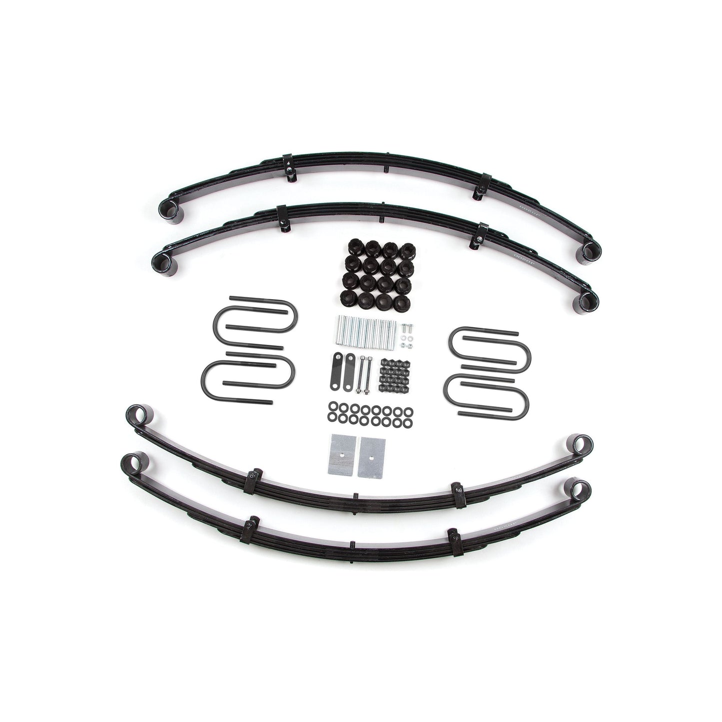 ZONE OFFROAD | 87-95 Jeep Wrangler YJ 2 Inch Leaf Spring Lift Kit With Nitro Shocks Zone Offroad | ZONJ27N components overview