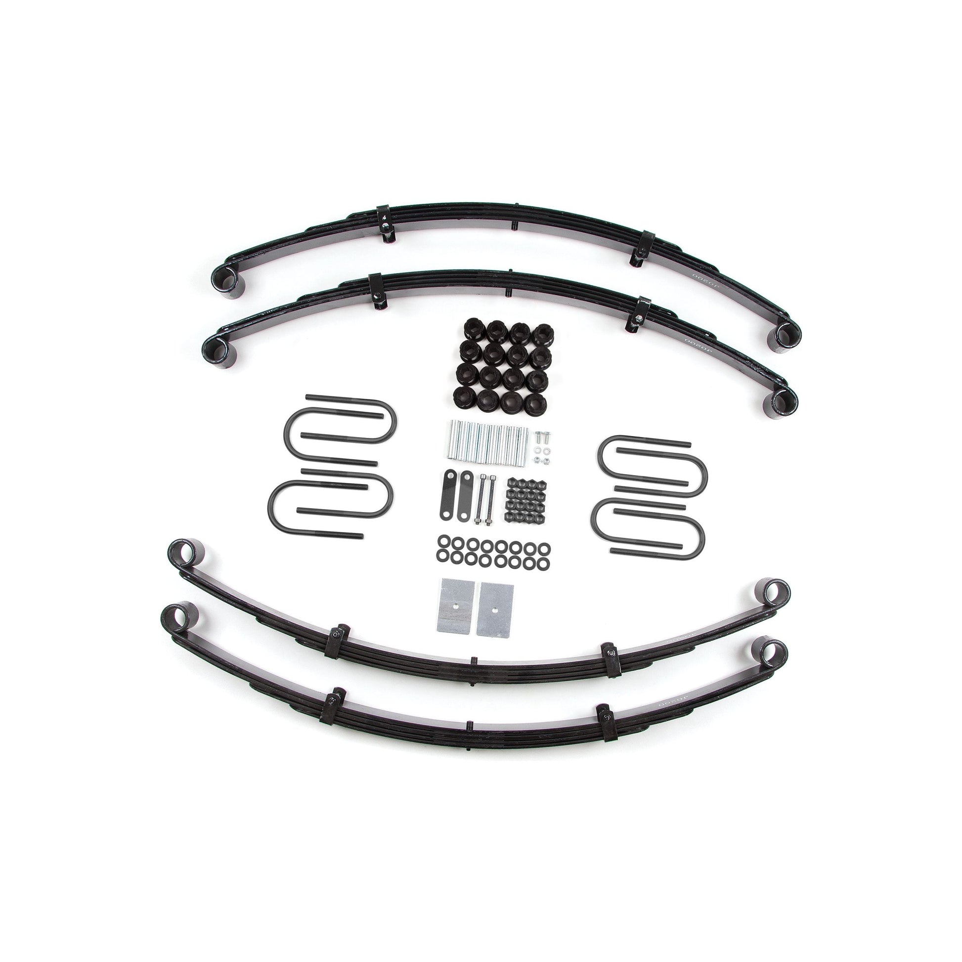 ZONE OFFROAD | 87-95 Jeep Wrangler YJ 2 Inch Leaf Spring Lift Kit With Nitro Shocks Zone Offroad | ZONJ27N components overview