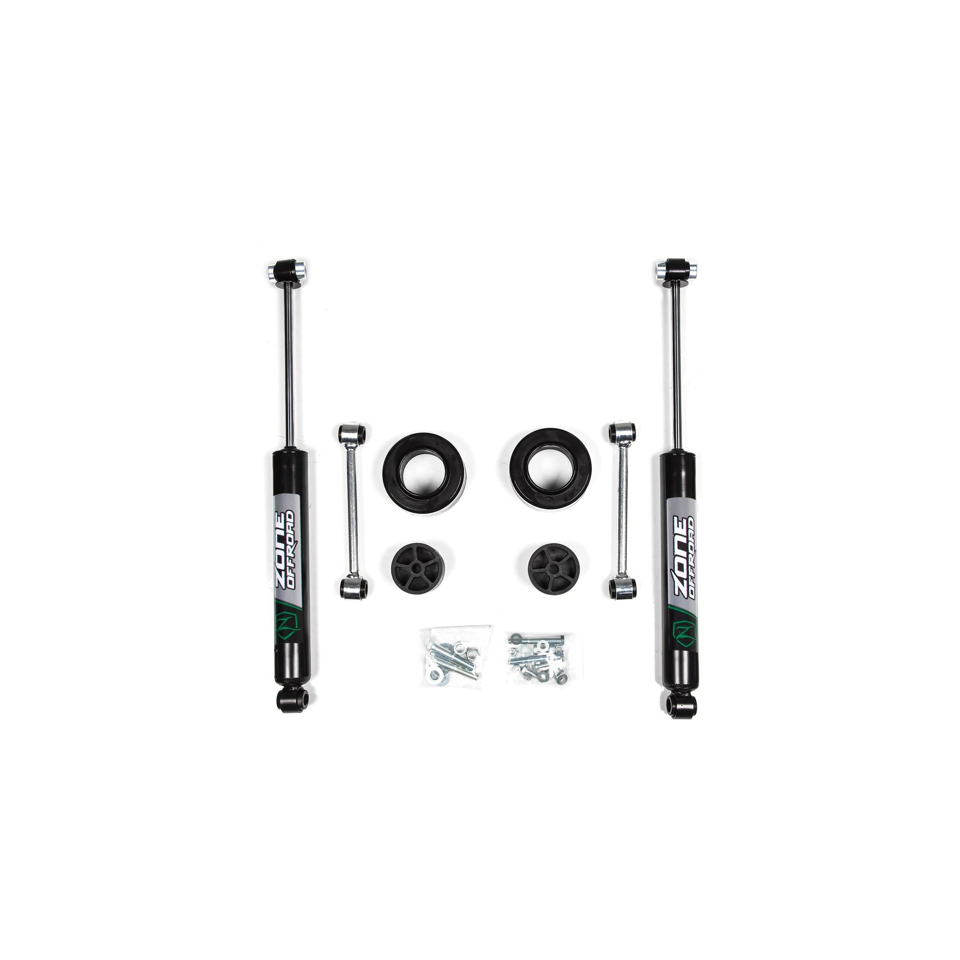 ZONE OFFROAD | 20-23 Jeep Gladiator JT 2 Inch Coil Spring Spacer Leveling Kit No Shocks Zone Offroad | ZONJ32 components