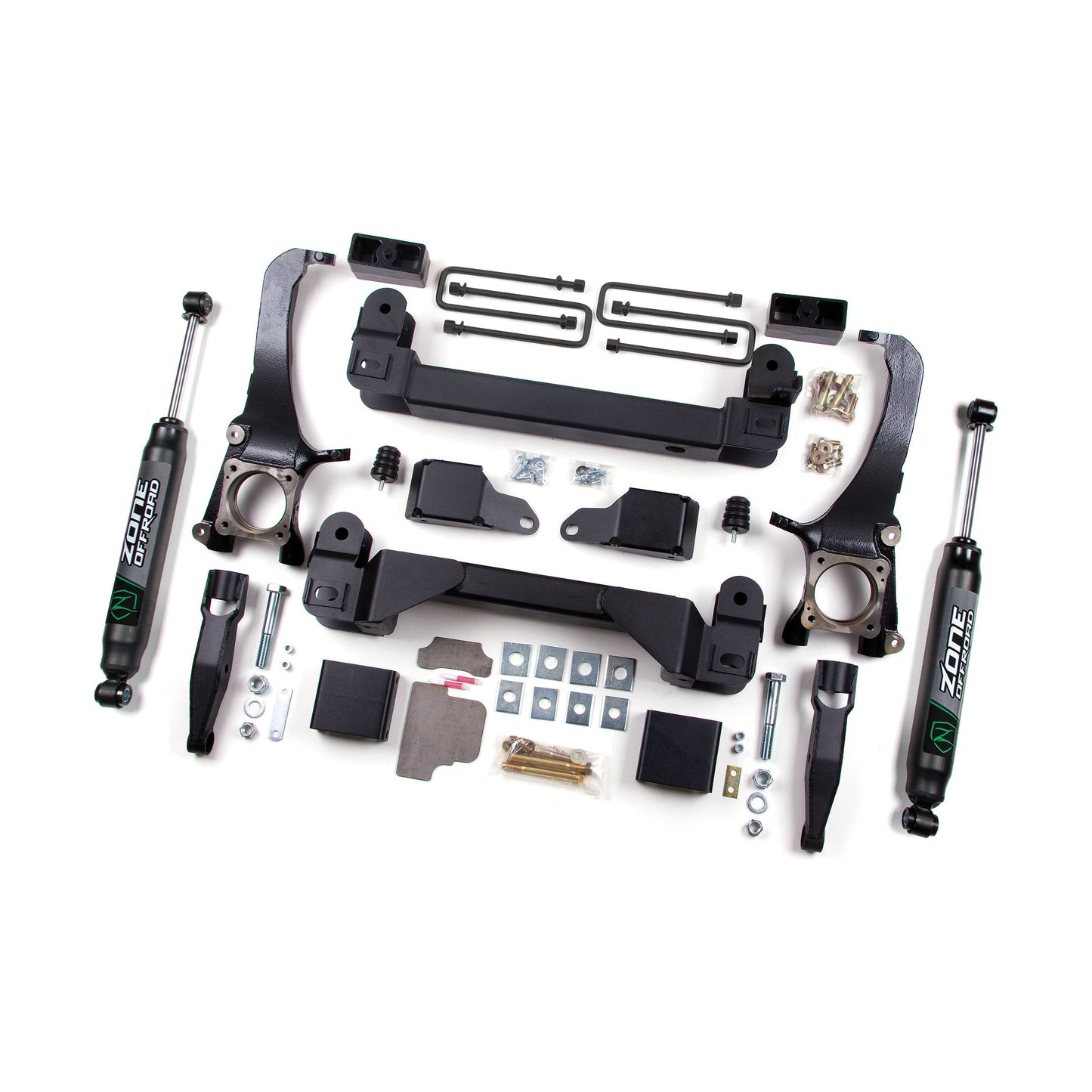 ZONE OFFROAD | 16-21 Toyota Tundra 5 Inch Lift Kit With Nitro Shocks Zone Offroad | ZONT5N parts and components layout