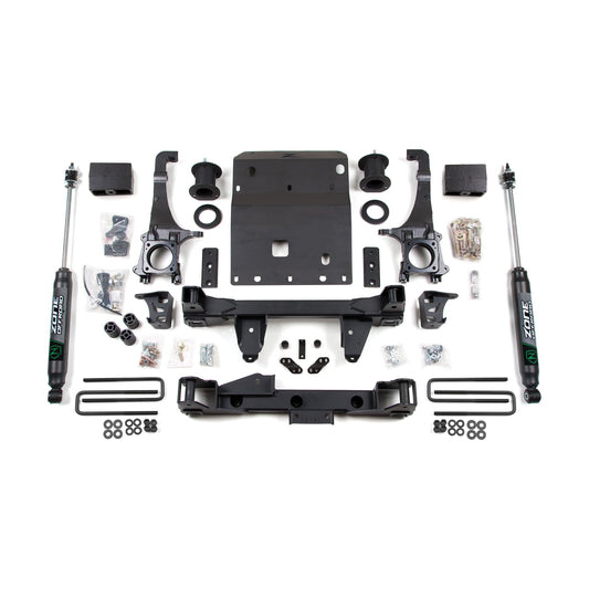 ZONE OFFROAD | 05-15 Toyota Tacoma 6 Inch Front 4 Inch Rear Lift Kit With Nitro Shocks Zone Offroad | ZONT3N components and parts layout
