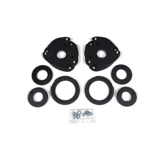 ZONE OFFROAD |  1" Lift Kit   I ZONF1100 components including strut spacers and coil spacers for Ford Bronco Sport.