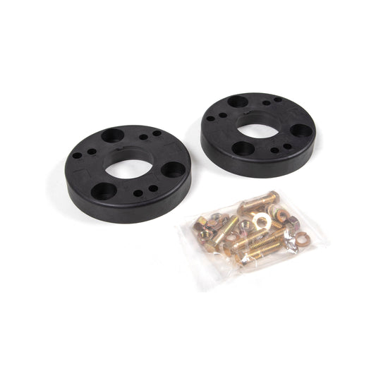 ZONE OFFROAD |  2 Inch Leveling Kit   I ZONF1214 components, including top-mount spacers and hardware for installation.