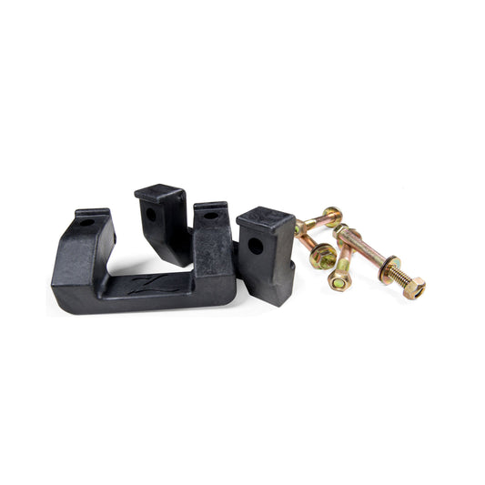ZONE OFFROAD | 2 Inch Leveling Kit I ZONC1200, featuring lower strut spacers and longer mounting hardware.
