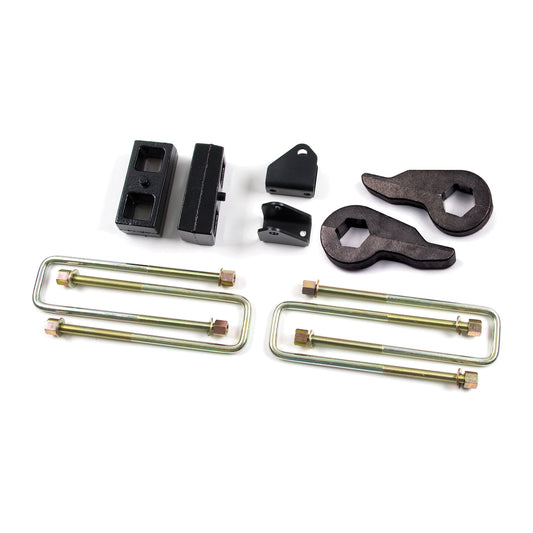 ZONE OFFROAD | 2" Torsion Key Lift Kit 4WD I ZONC1213 – complete installation kit components for truck lift.