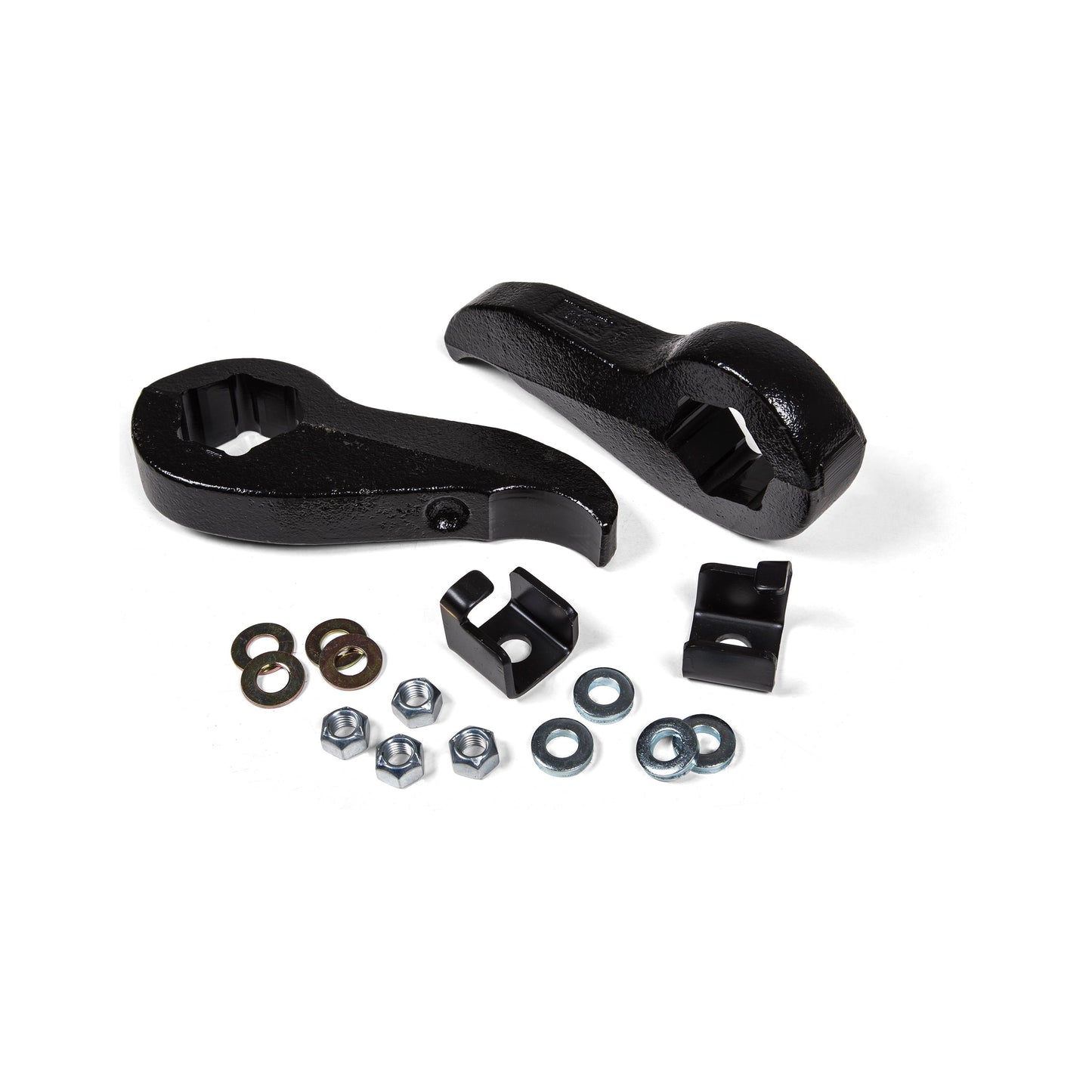ZONE OFFROAD | 2 Inch Leveling Kit I ZONC1231 components including torsion bar keys and hardware.