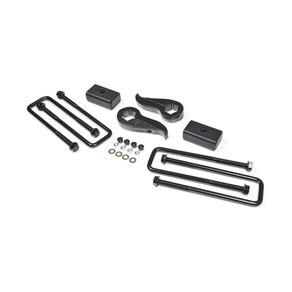 ZONE OFFROAD | 2" Torsion Key Lift Kit Without Factory Overload | 11-19 Chevrolet Silverado 2500HD / 11-19 GMC Sierra 2500HD | C1244