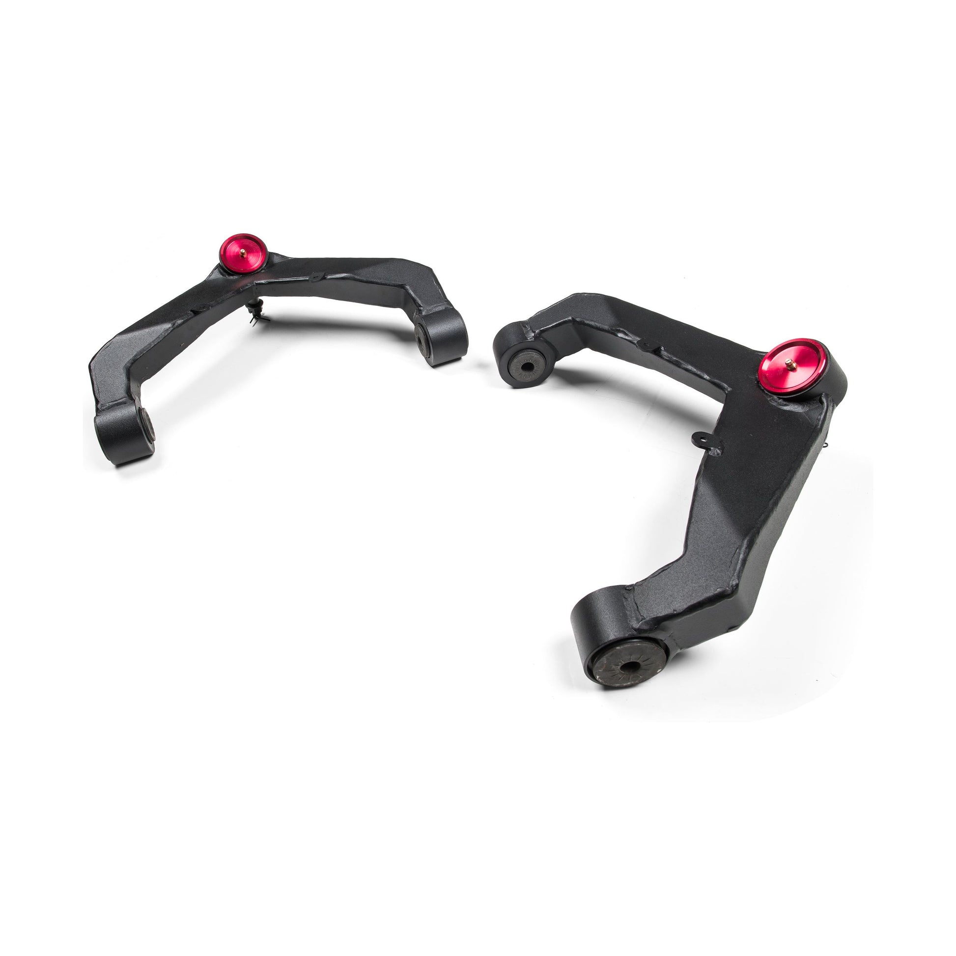 ZONE OFFROAD |  Upper Control Arm Kit Chevy Silverado & GMC Sierra 2500HD/3500 (01-10)  I ZONC2300 components with red accents.