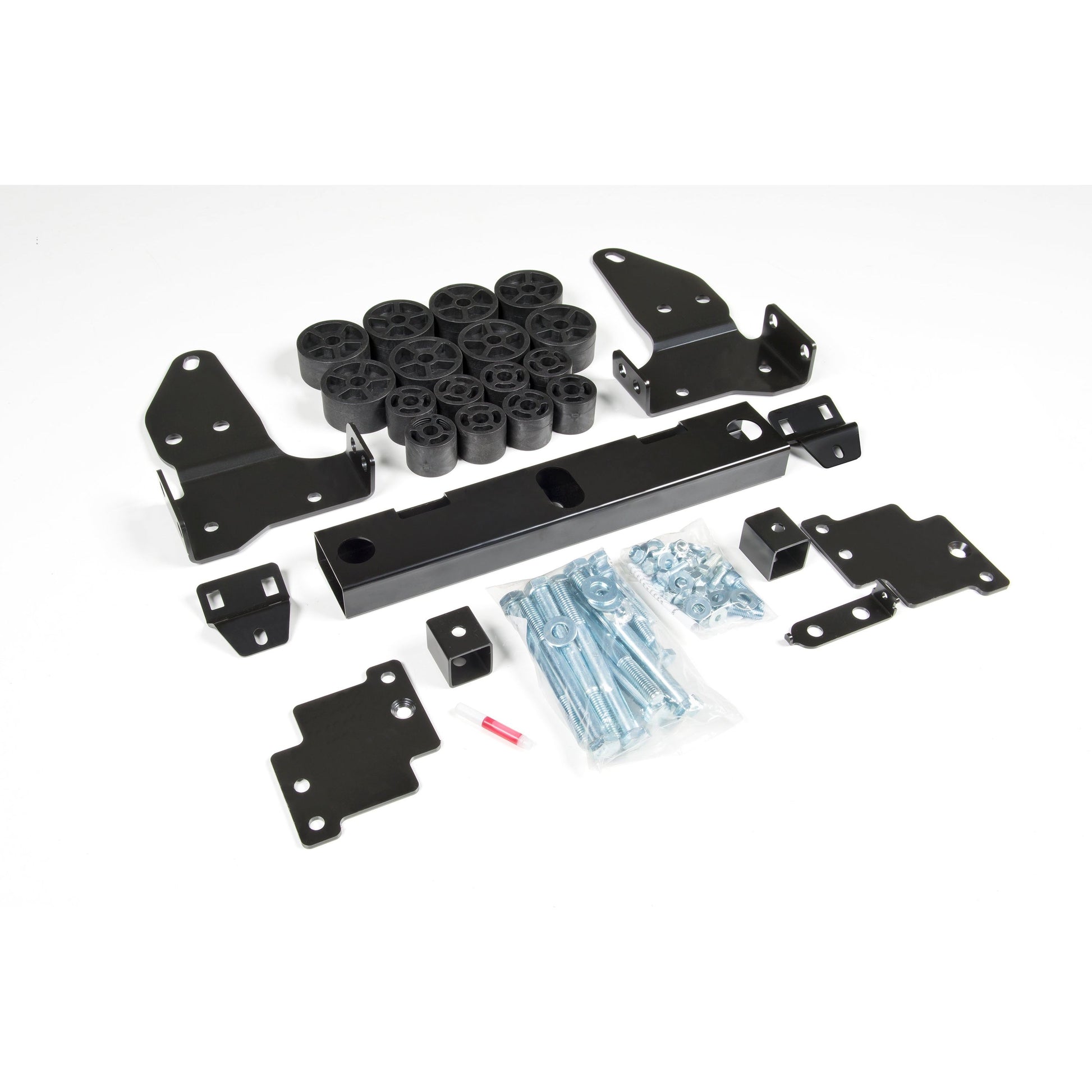 ZONE OFFROAD |  1.5 Inch Body Lift Kit   I ZONC9157 components including spacers and hardware.