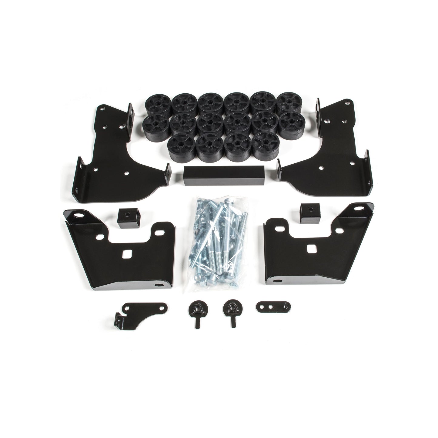 ZONE OFFROAD |  1.5 Inch Body Lift Kit   I ZONC9158 complete components including mount blocks and hardware