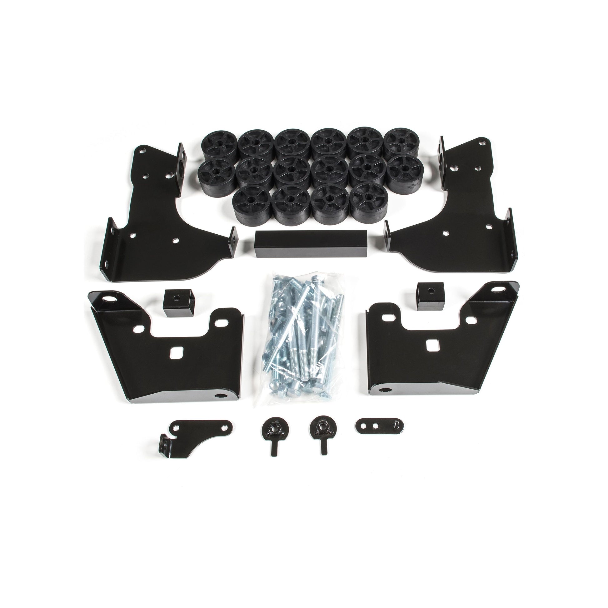 ZONE OFFROAD |  1.5 Inch Body Lift Kit   I ZONC9158 complete components including mount blocks and hardware