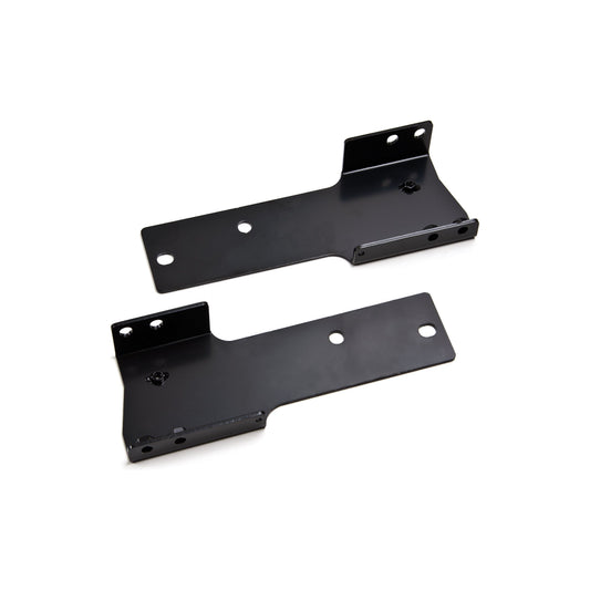 ZONE OFFROAD |  1.5" Rear Bumper Relocation Brackets   I ZONC9907, black metal brackets for vehicle bumper relocation.