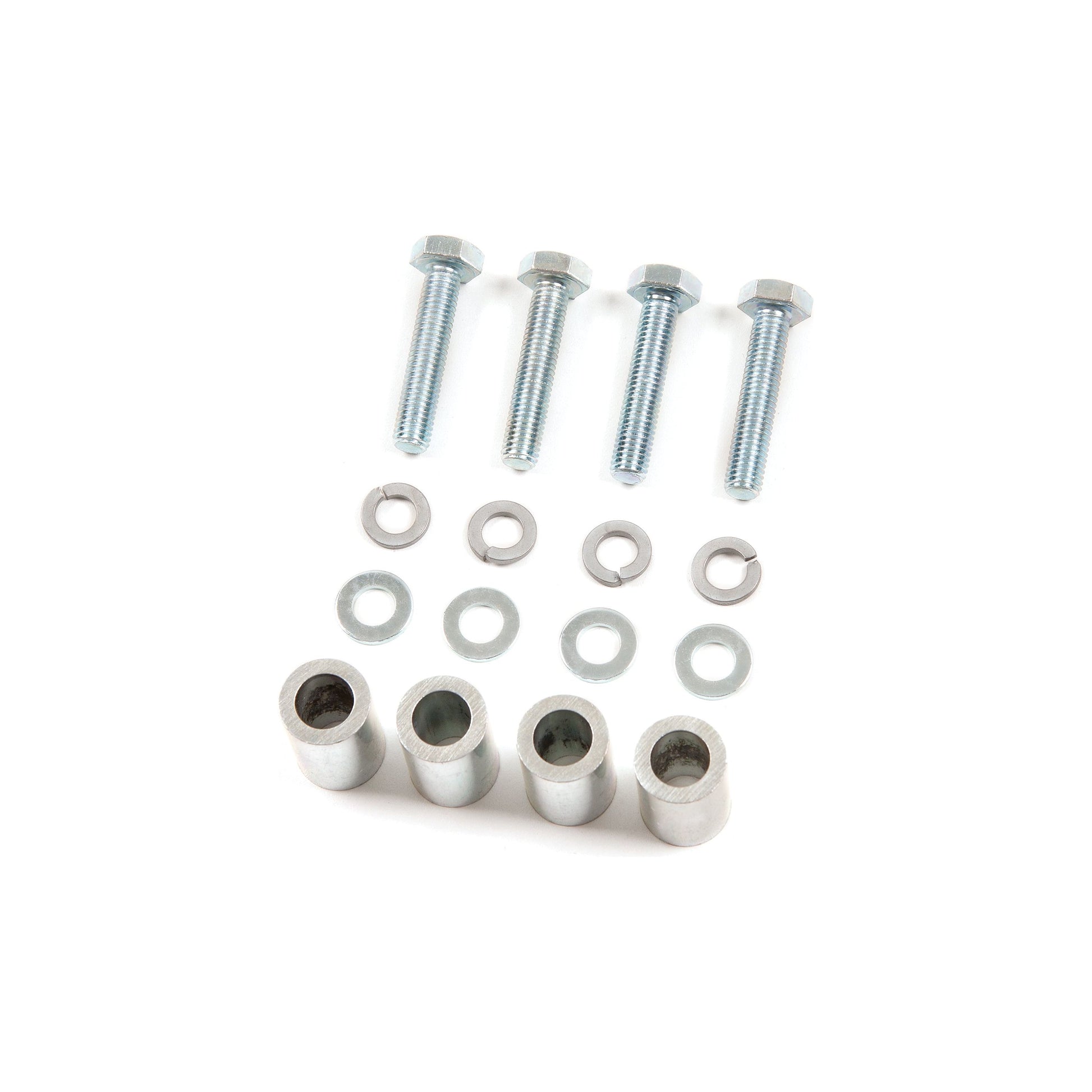 ZONE OFFROAD |  Carrier Bearing Drop Kit   I ZOND5505 mounting hardware including bolts, washers, and spacers.