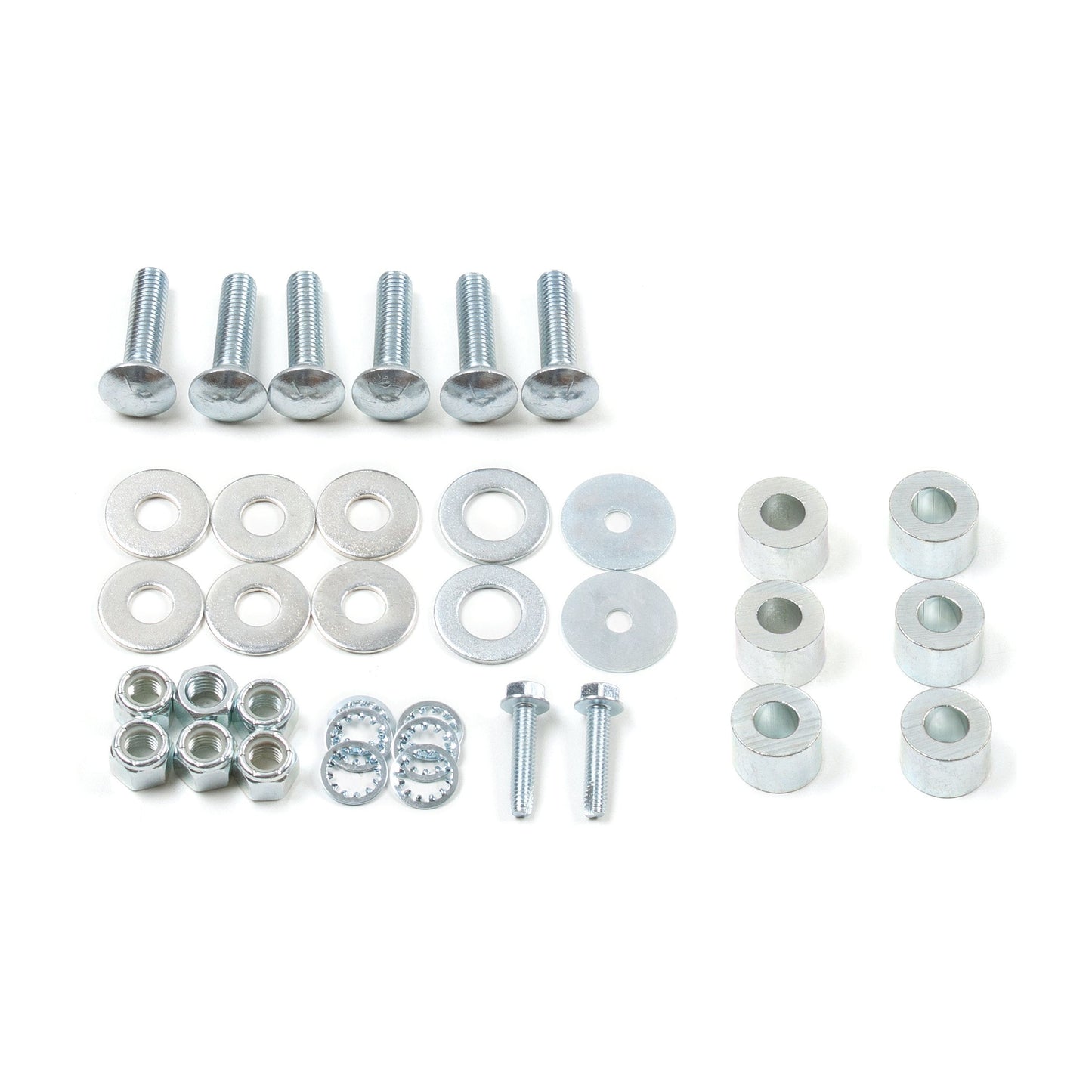ZONE OFFROAD |  Front Bumper Spacer Kit   I ZOND5801 hardware kit including bolts, washers, and spacers for installation.