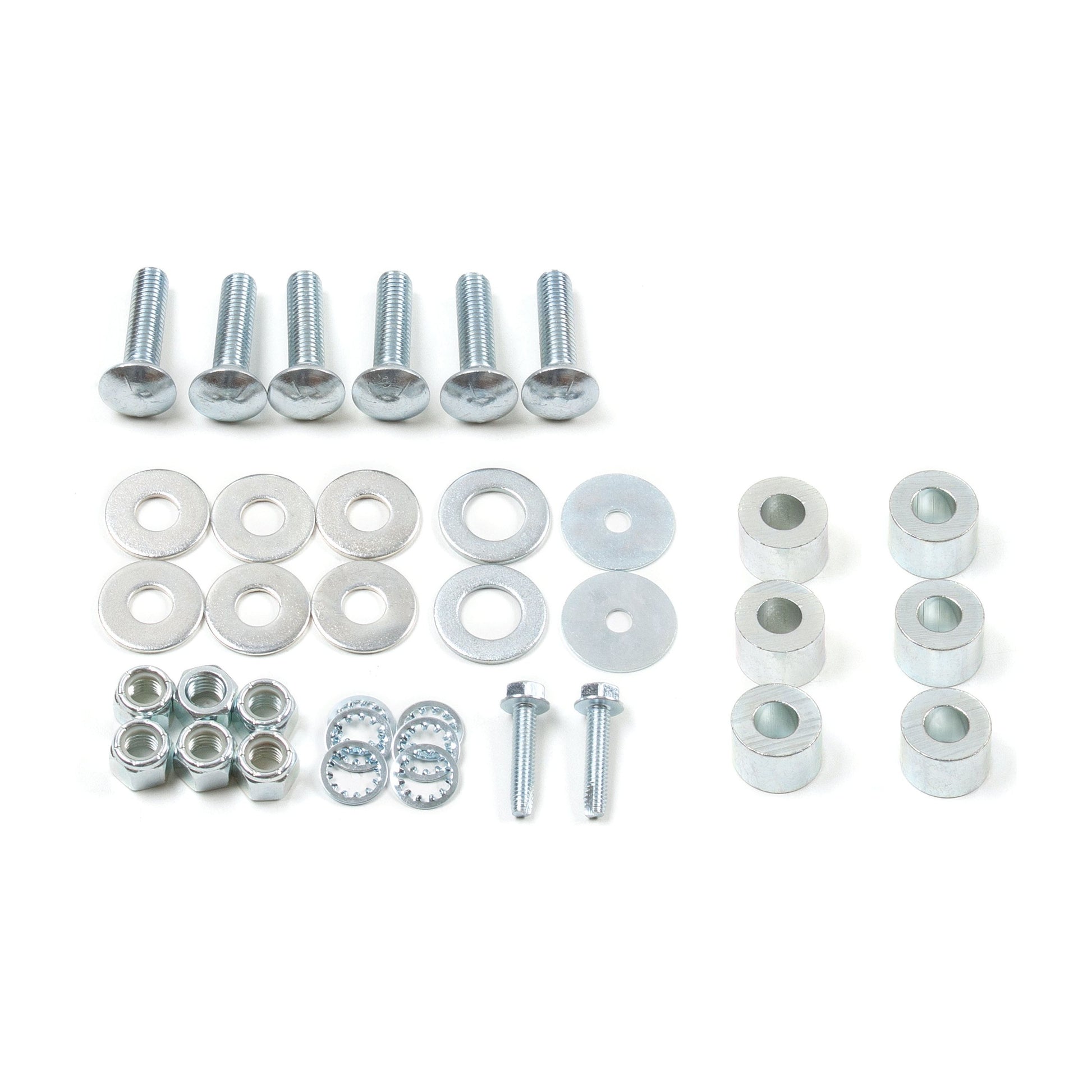 ZONE OFFROAD |  Front Bumper Spacer Kit   I ZOND5801 hardware kit including bolts, washers, and spacers for installation.