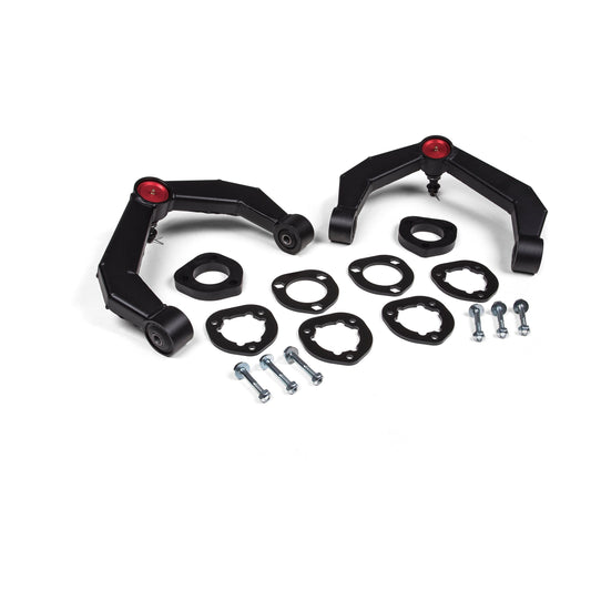 ZONE OFFROAD | 19-23 RAM 1500 2 Inch Leveling Kit No Shocks Zone Offroad | ZOND70 upper control arms and hardware components