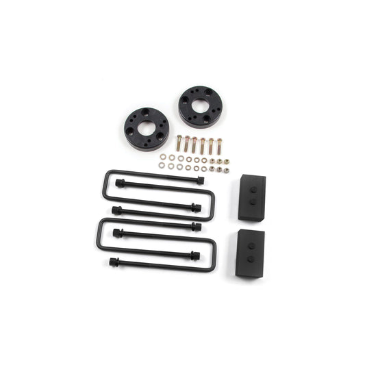 ZONE OFFROAD |  2 Inch Lift Kit   I ZONF1213 components including strut spacers, hardware, and lift kit parts.