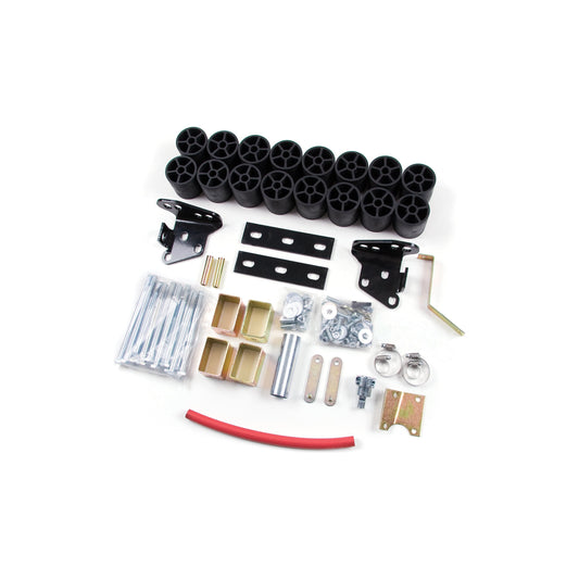 ZONE OFFROAD |  3 Inch Body Lift   I ZONF9385 parts kit including brackets and mount blocks.