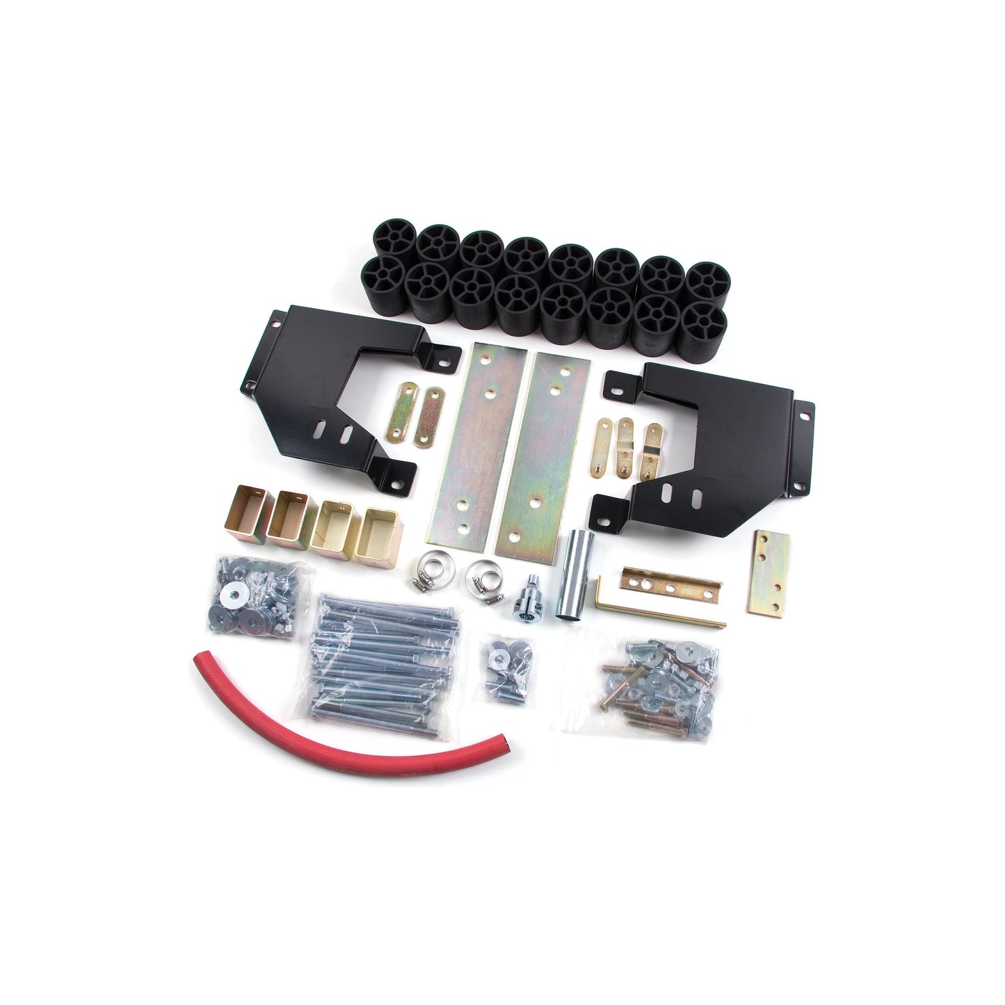 ZONE OFFROAD |  3 Inch Body Lift   I ZONF9387 installation kit components and accessories.