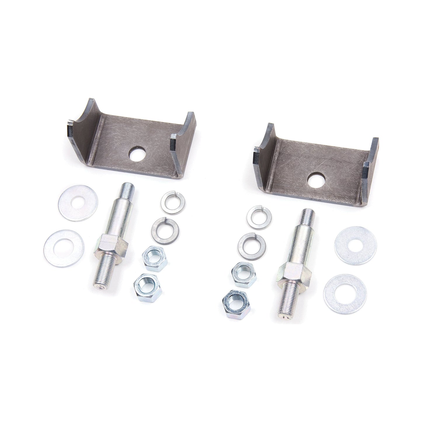 ZONE OFFROAD |  Shock Mount Relocation Kit   I ZONJ5859 components including metal brackets and bolts on a white background.