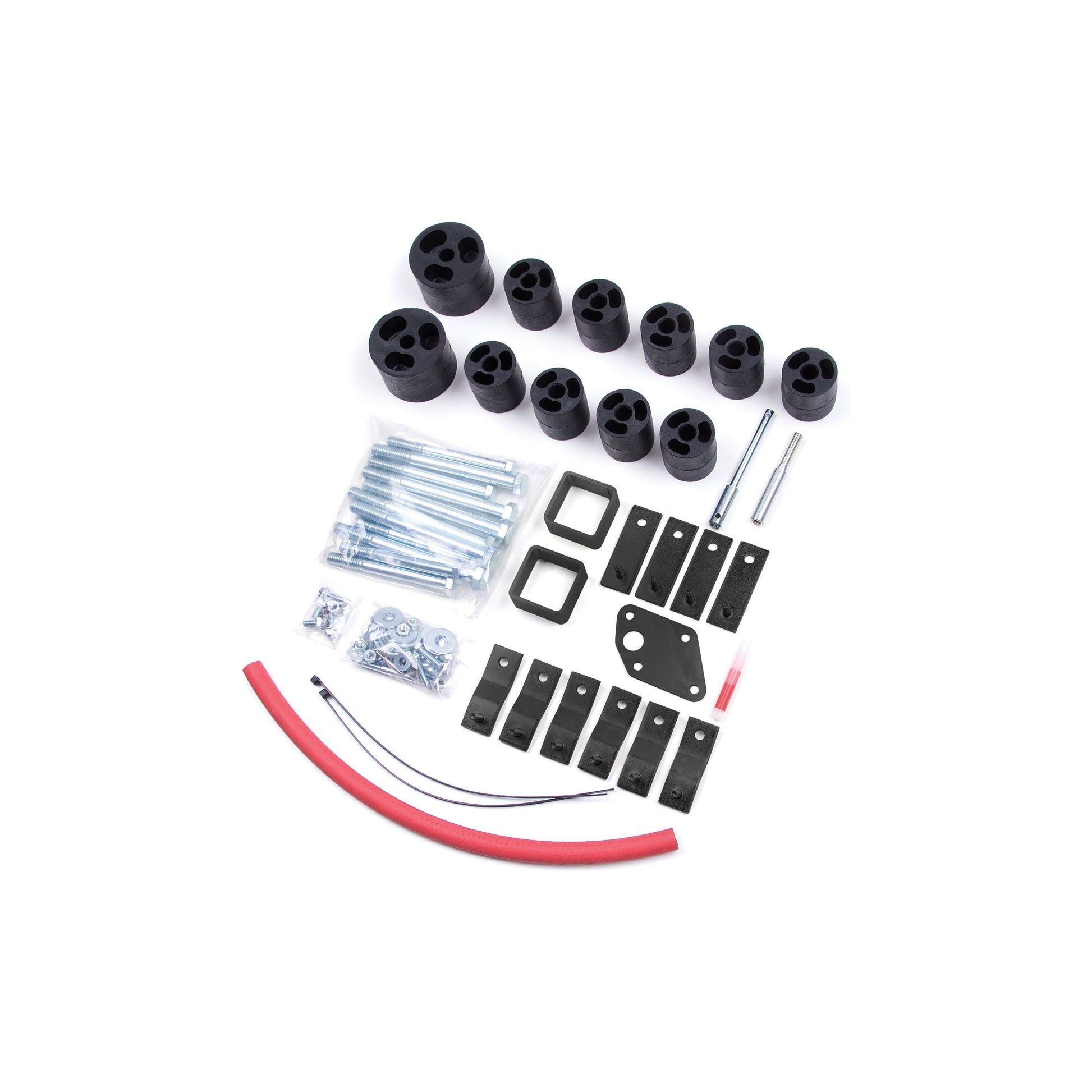 ZONE OFFROAD |  2 Inch Body Lift   I ZONJ9221 body lift kit components and installation parts.