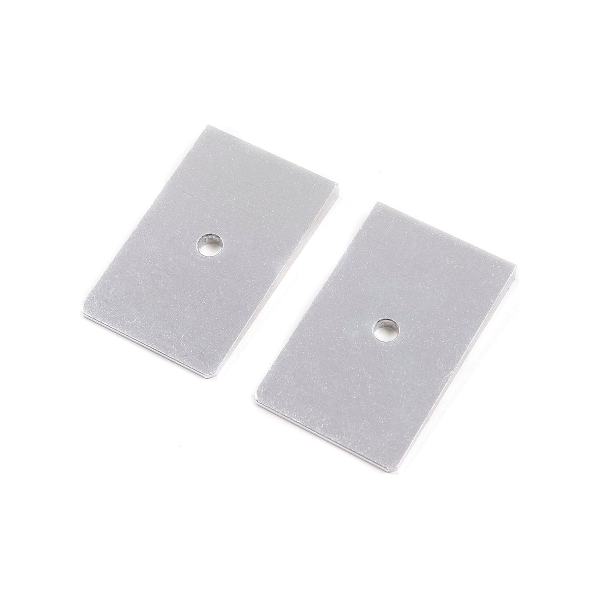 ZONE OFFROAD |  Adjustment Shims - 2.5 In , 4 Deg.   I ZONU3001 – pair of silver adjustment shims for lifted trucks.