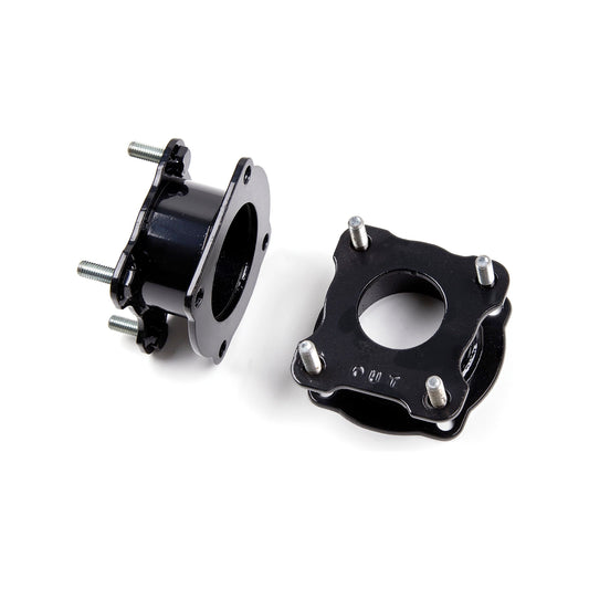ZONE OFFROAD | 3 Inch Strut Spacer Leveling Kit I ZONT1300 showing two black strut spacers with hardware.