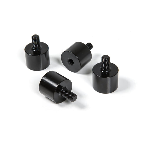 ZONE OFFROAD |  Bump Stop Extension Kit   I ZONT5301, four black bump stop extensions for improved suspension performance.