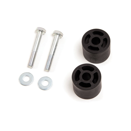 ZONE OFFROAD |  Carrier Bearing Drop Kit   I ZONT5409 components including rubber bushings and mounting hardware.
