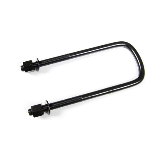ZONE OFFROAD |  Automotive Axle U-Bolt - Radiused   I UBT4044 in black e-coated finish with nuts.