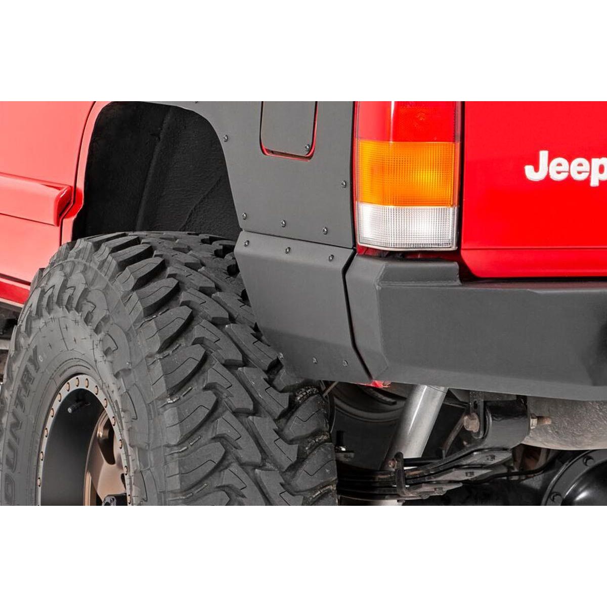 ROUGH COUNTRY Quarter Panel Armor | Rear | Jeep Cherokee XJ 2WD/4WD (1984-1996) | 10573
